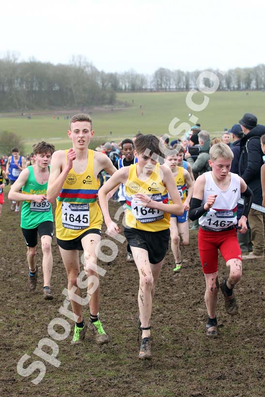 Boys under-15s, 2020 British Athletics Inter Counties Cross Country Champs., Prestwold Hall, Loughborough. Photo: David T. Hewitson/Sports for All Pics